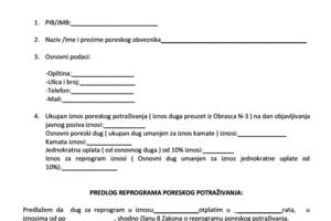 Poziv za reprogram poreskih potraživanja: Dužnici zahtjeve da...
