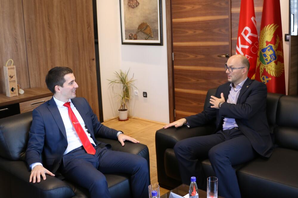 Aleksa Bečić, Roman Hloben, Foto: Demokratska Crna Gora