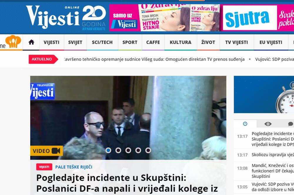 Portal Vijesti, Foto: Printscreen