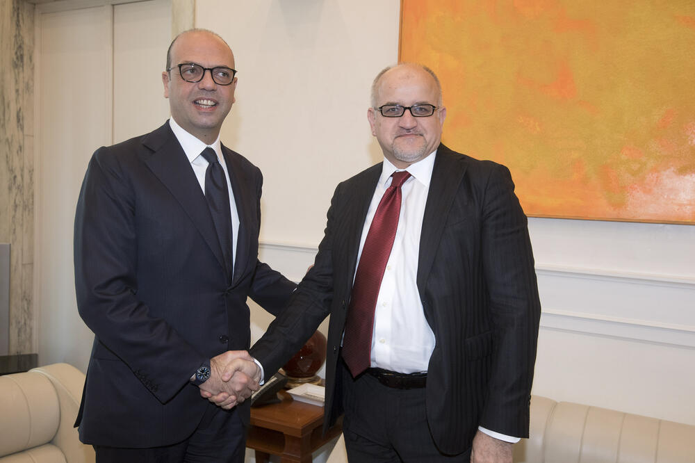 Srđan Darmanović, Anđelino Alfano, Foto: Ministarstvo vanjskih poslova