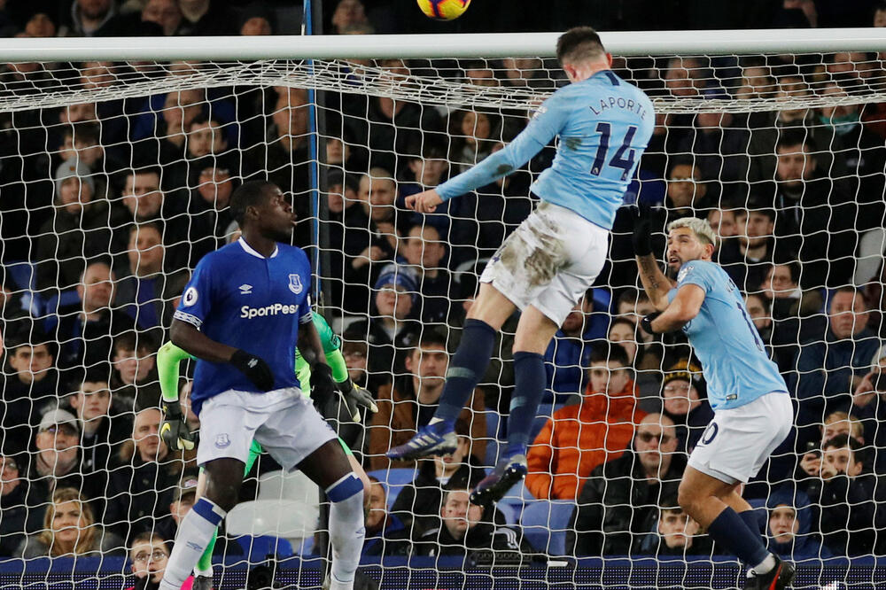 Laport postiže prvi gol za Siti na Gudisonu, Foto: PHIL NOBLE