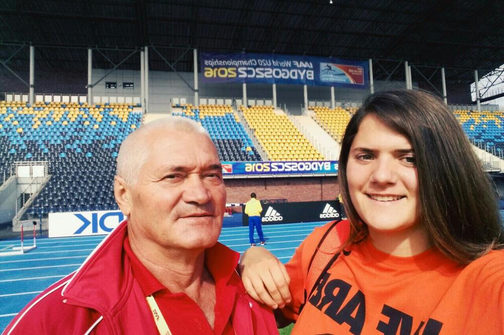 Marko Ristić i Kristina Rakočević, Foto: Atletski savez Crne Gore