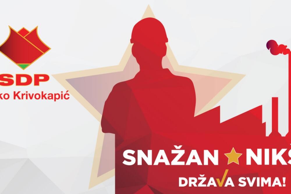 SDP Nikšić izbori logo, Foto: Sdp.co.me