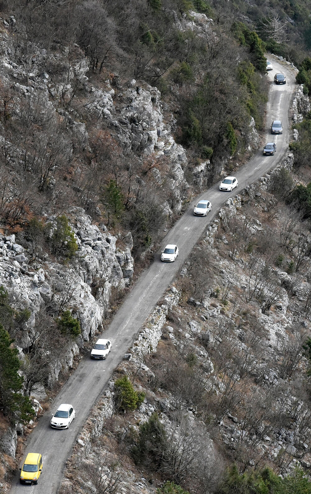 Radovi na putu Podgorica-Cetinje