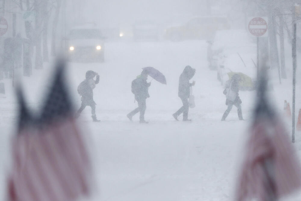 snijeg SAD, Foto: Beta-AP