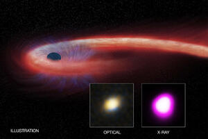 Crna rupa "guta" zvijezdu duže od 11 godina