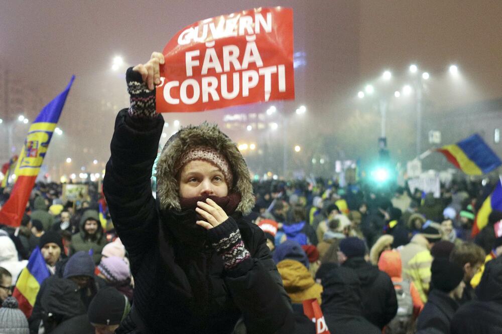 Bukurešt, protest, Foto: Reuters