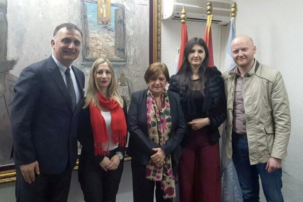 Srđan Milić, Kristin Tudik, Foto: SNP