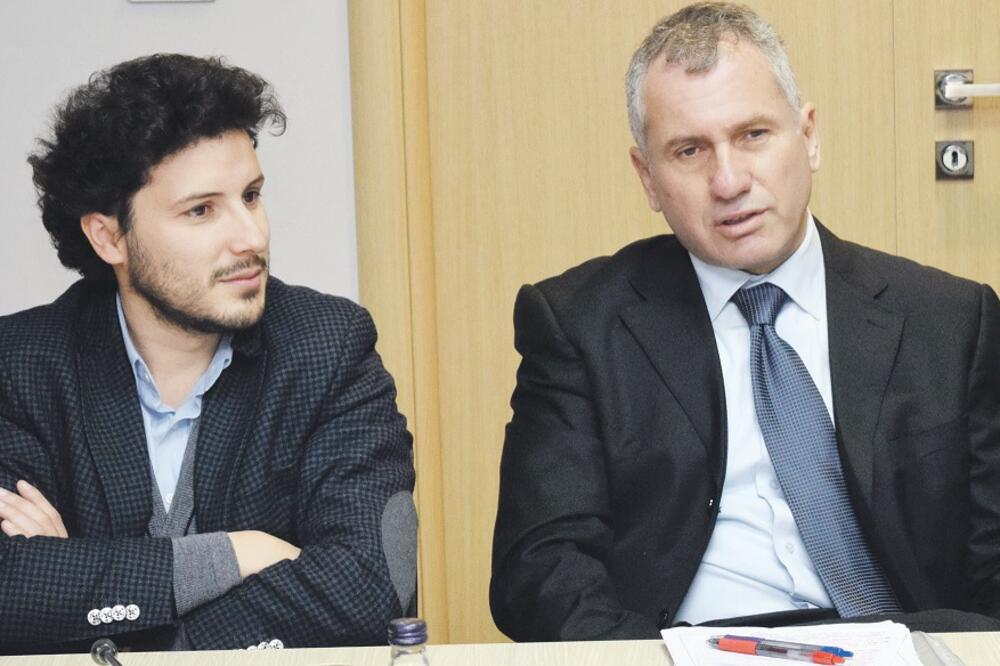 Dritan Abazović, Žarko Rakčević, Foto: Boris Pejović