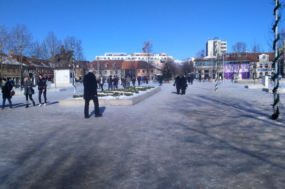 Nikšić snijeg, Nikšić led, Foto: Svetlana Mandić