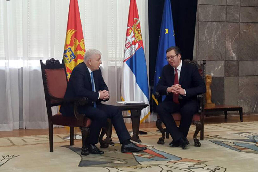 Duško Marković, Aleksandar Vučić, Foto: Vlada Crne Gore