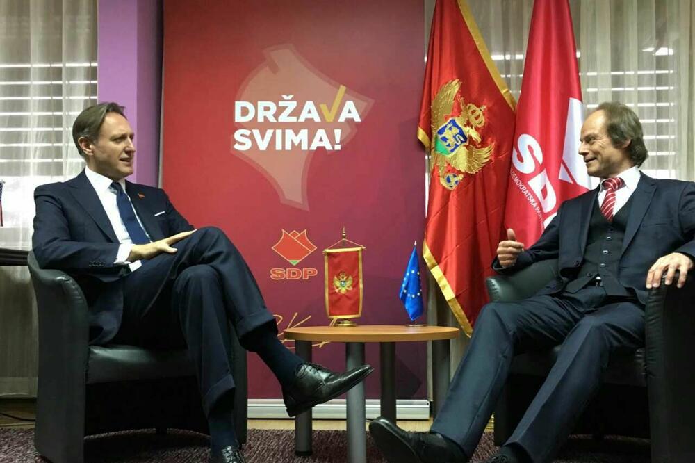 Ranko Krivokapić, Hans Ginter Matern, Foto: SDP