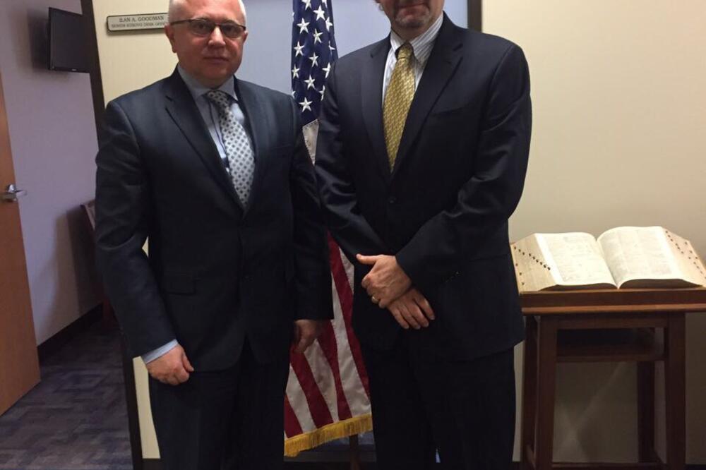 Suljo Mustafić, Metju Palmer, Foto: Bošnjačka stranka