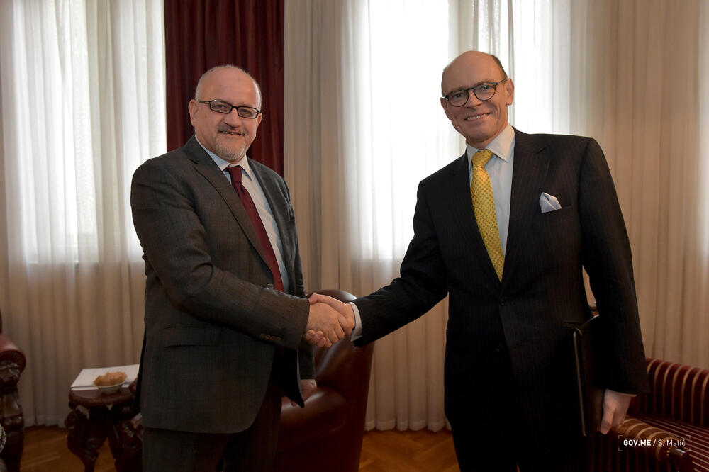 Srđan Darmanović, Arne Sanes Bjornstad, Foto: Ministarstvo vanjskih poslova