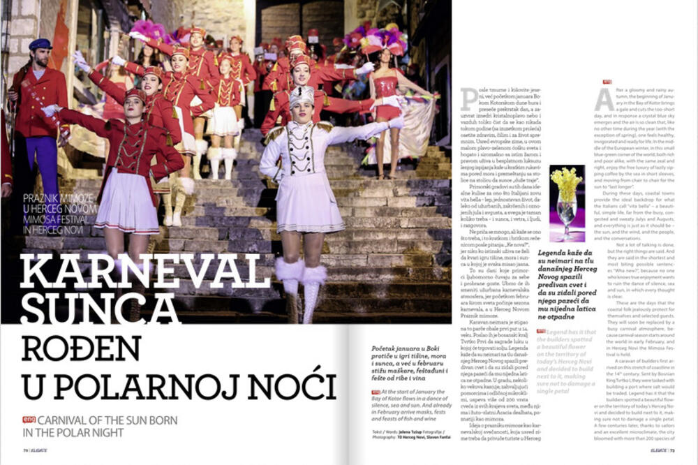 Praznik mimoze, Elevate, Foto: Air Serbia