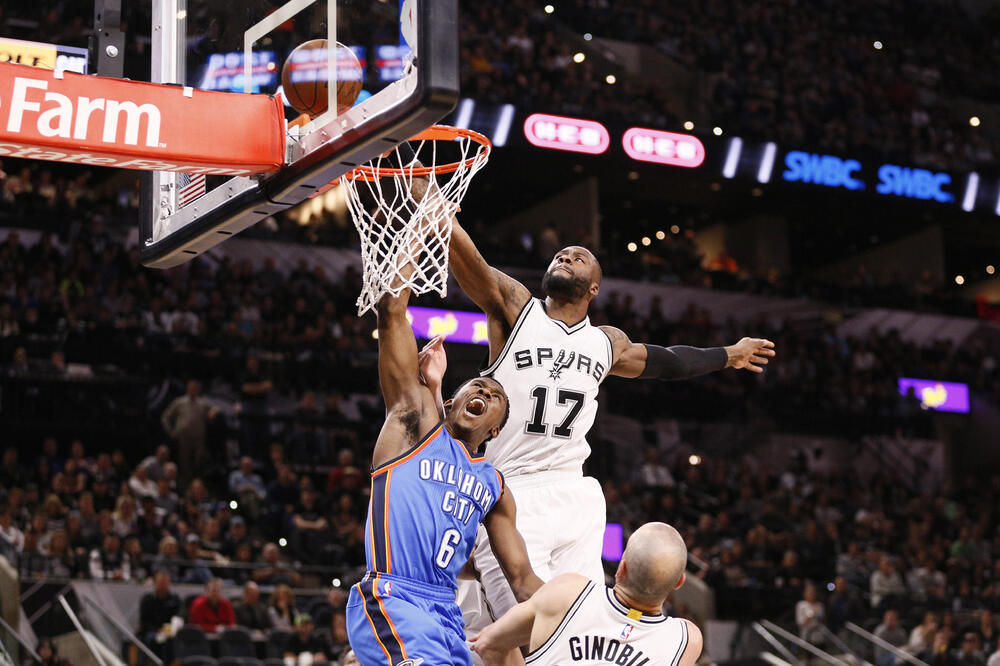 San Antonio - Oklahoma, Foto: Reuters