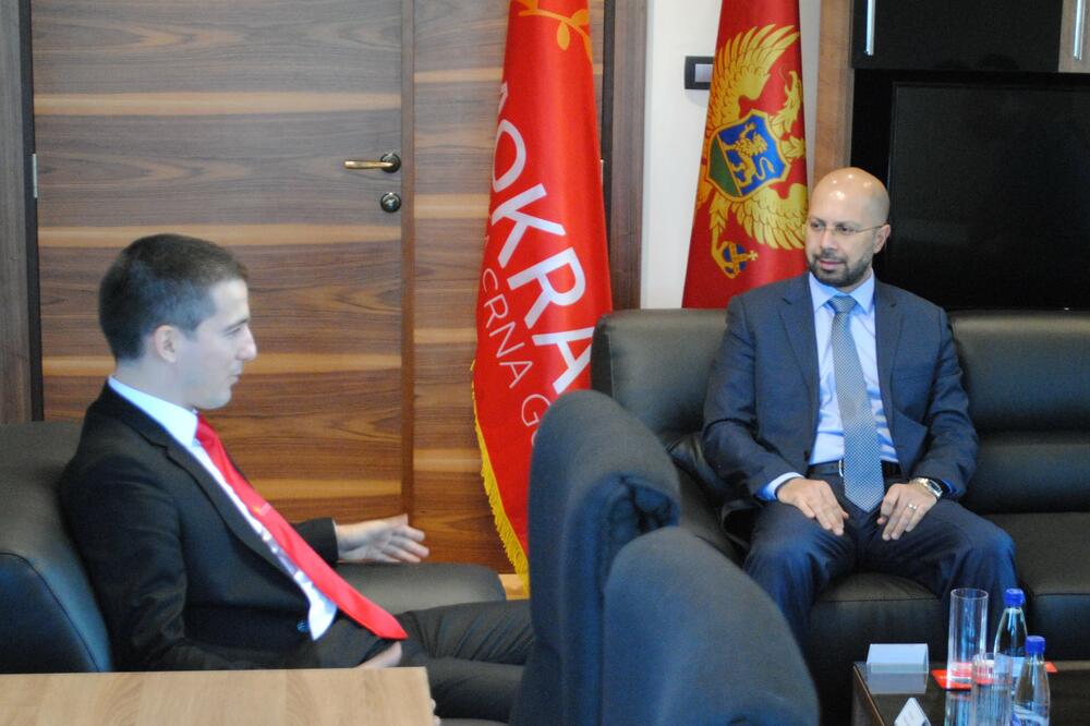 Aleksa Bečić, Rabi Alhantouli, Foto: Demokratska Crna Gora