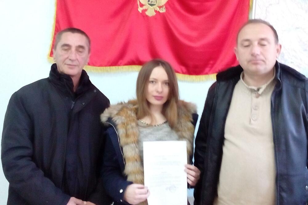 Marija Mitrović stipendija MZ Župa nikšićka, Foto: MZ Župa