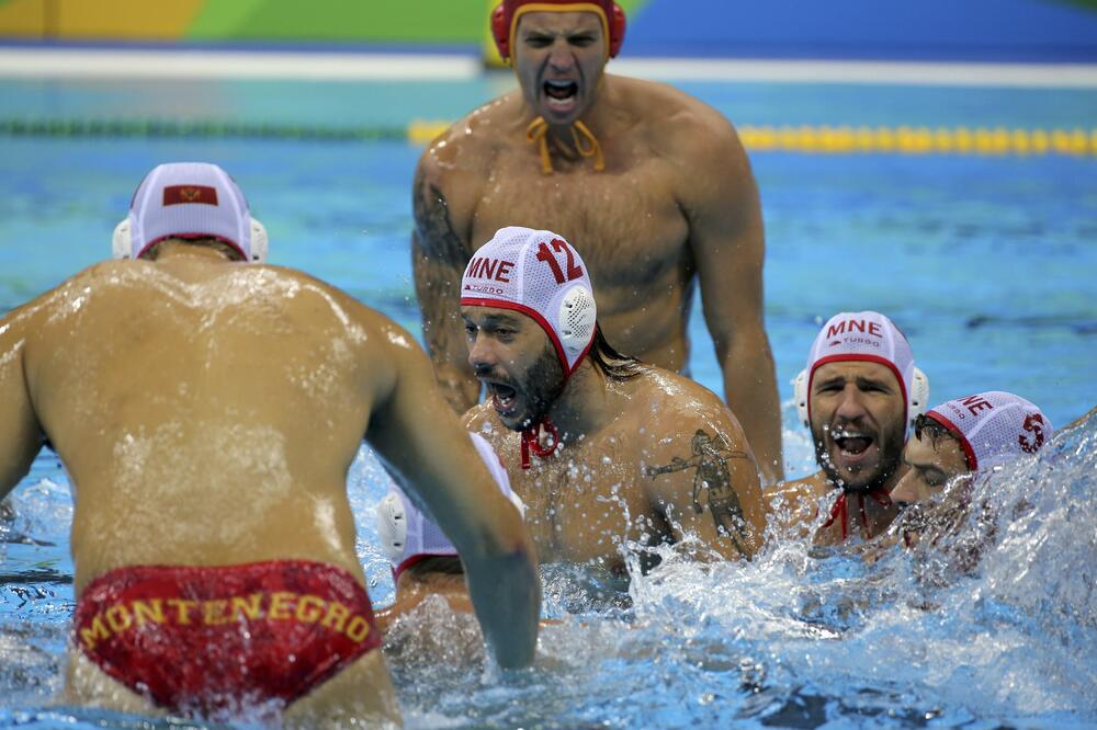 Crnogorski vaterpolisti, Foto: Reuters