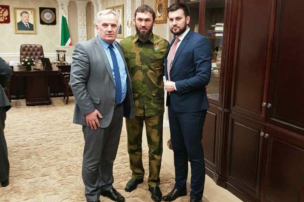 Orhan Šahmanović,  Magomed Daudov, Mirza Medunjanin, Foto: Opština Plav