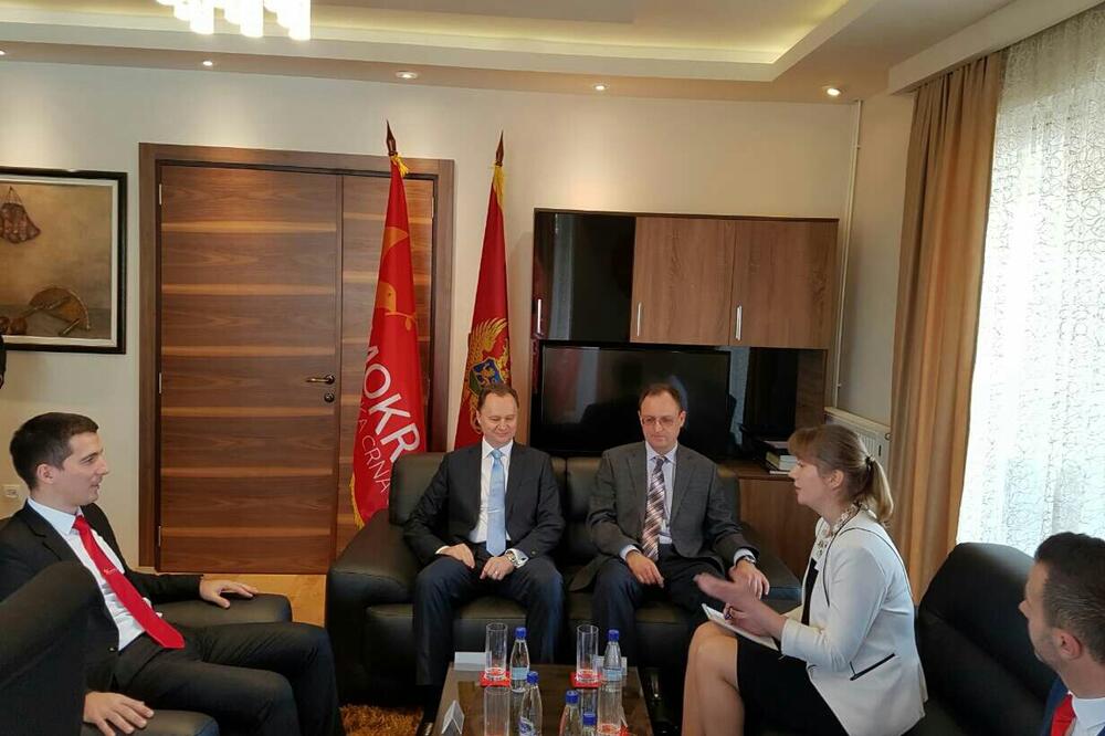 Aleksa Bečić, Sregej Gricaj, Foto: Demokratska Crna Gora