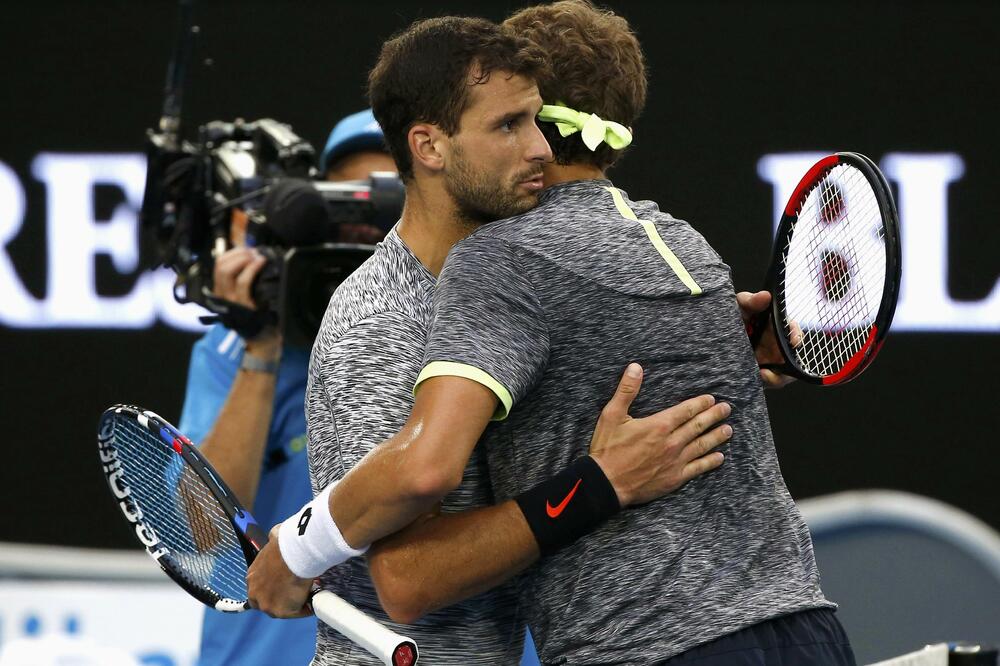 Grigor Dimitrov i Denis Istomin, Foto: Reuters