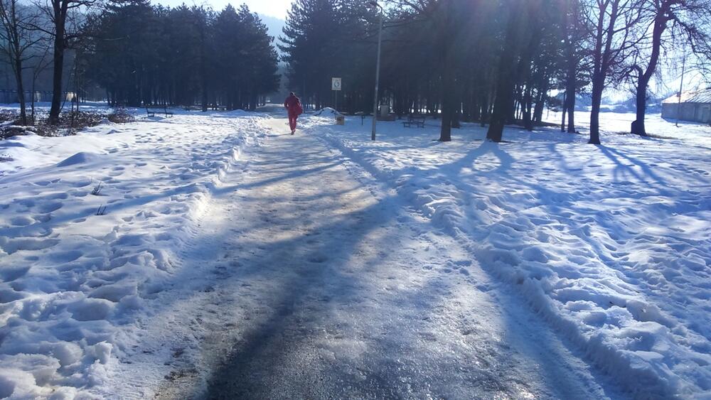 Nikšić snijeg, Nikšić led