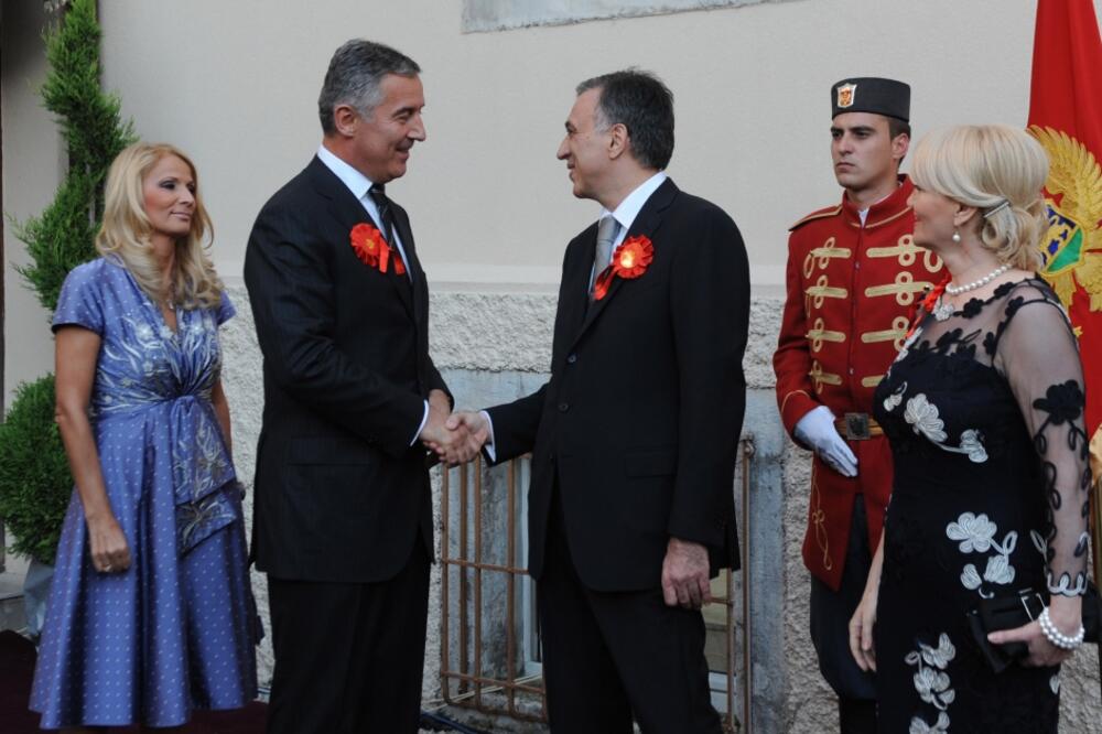 Filip Vujanović, Milo Đukanović, Foto: Savo Prelević