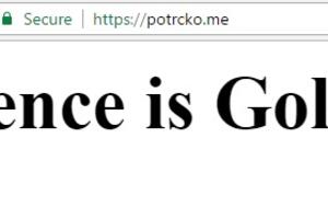 "Silence is gold" dolazi iz programerskog, a ne kriminalnog svijeta