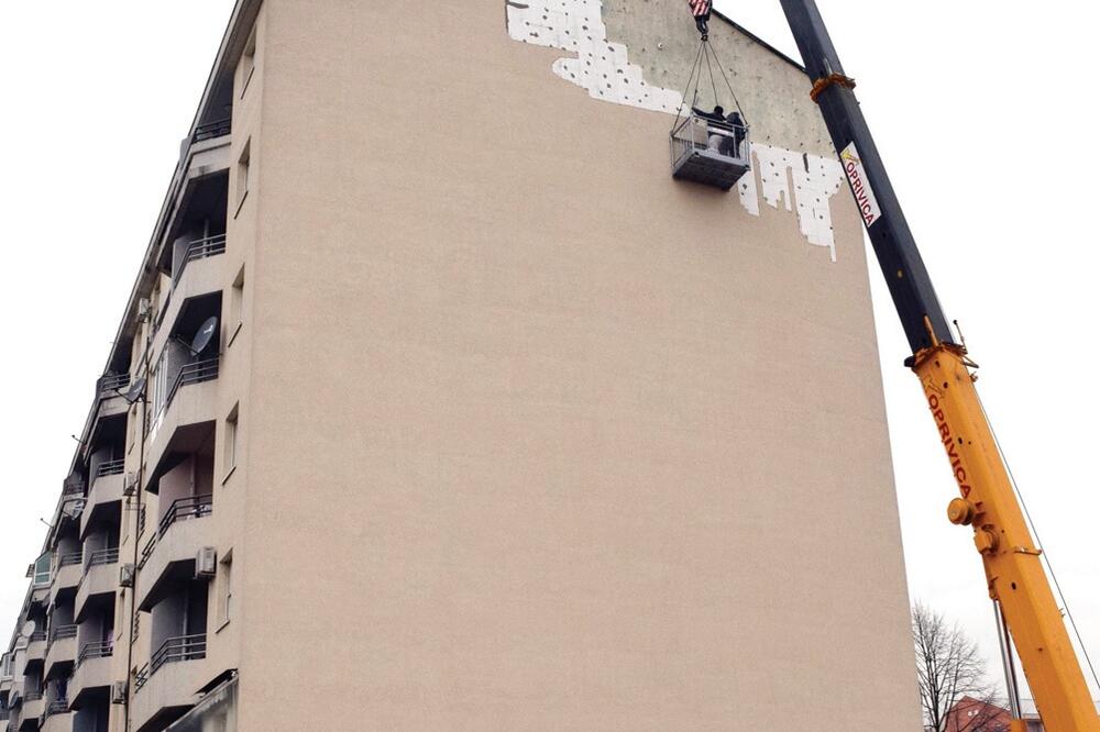 Saniranje fasade, Podgorica, Foto: Luka Zeković
