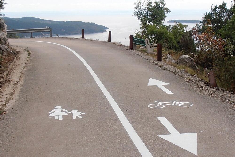 biciklistička staza HErceg Novi, Foto: Agencija za razvoj i zastitu Orjena