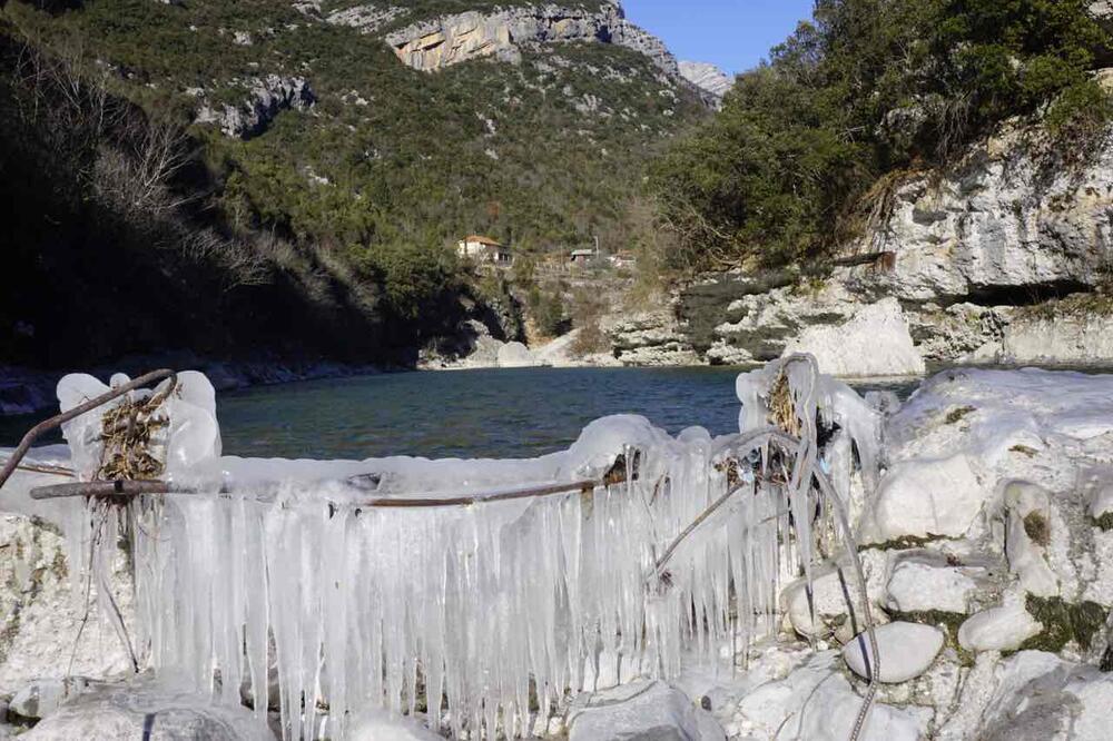 zaleđena Cijevna, Foto: Samir Kajošević