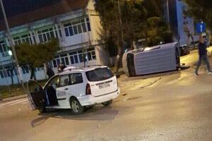 Udes kod MSC u Budvi: Putnica iz taksija lakše povrijeđena