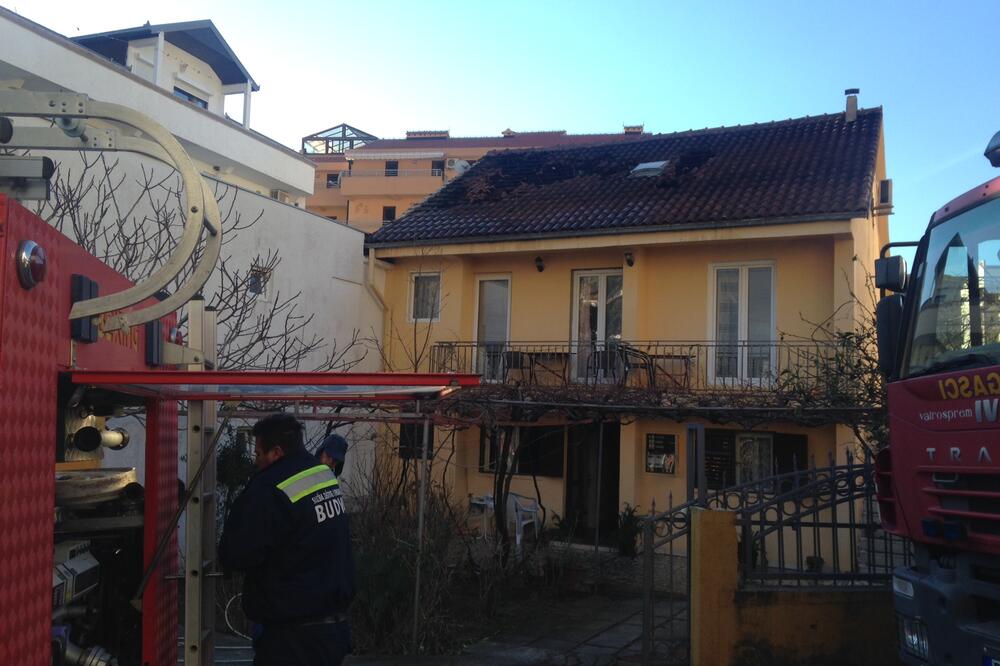 Požar u Budvi, Foto: Vuk Lajović