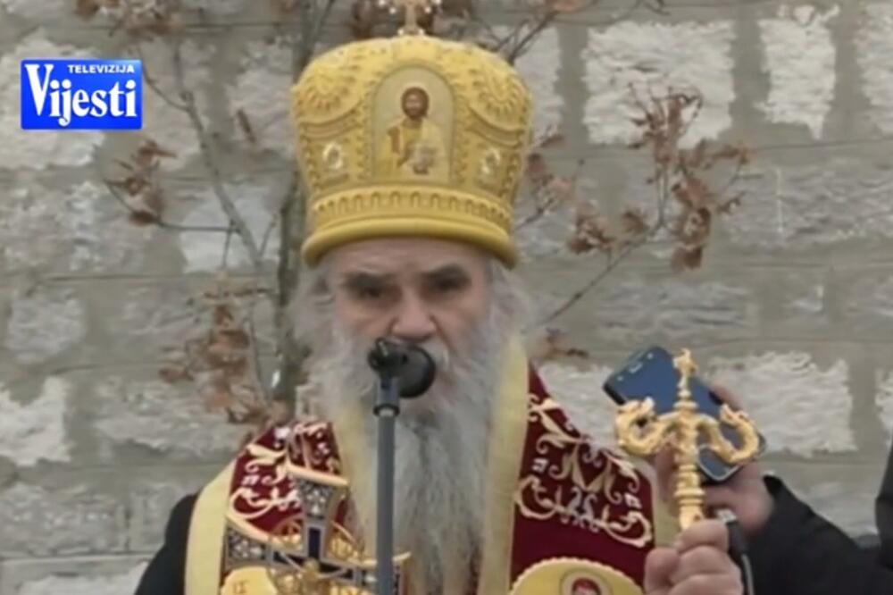 Amfilohije, Foto: TV Vijesti screenshot