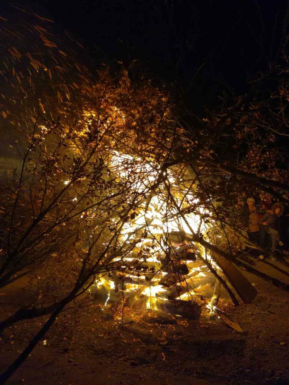 nalaganje badnjaka Danilovgrad MCP