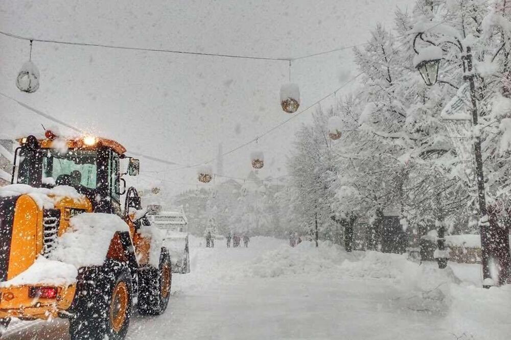 snijeg, Cetinje, snijeg Cetinje, Foto: Čitalac reporter