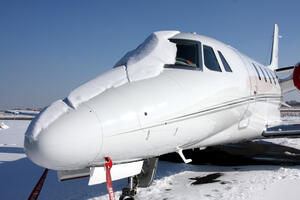 Kalinjingrad: Ruski avion proklizao u snijegu, tri osobe lakše...