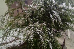 Oblačno, povremeno s kišom, na sjeveru snijeg