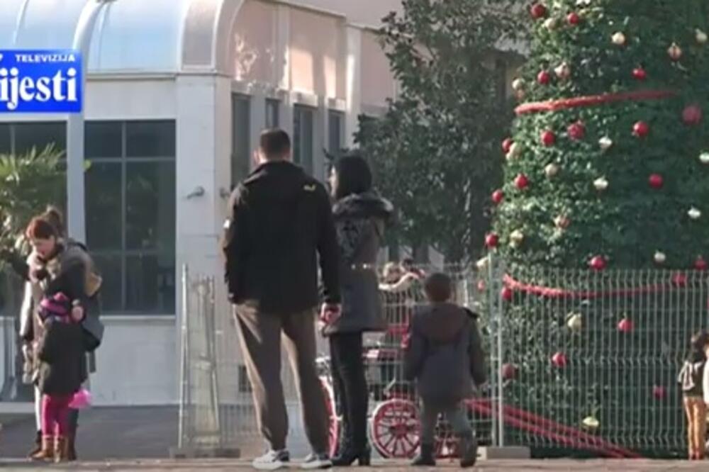 Podgorica, trg, Foto: Screenshot(TvVijesti)