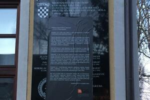 Hrvatska: Prelijepili spomen-tablu u Jasenovcu na kojoj piše "Za...