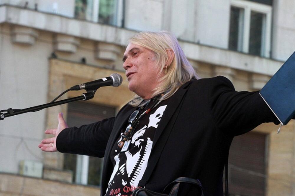 Beograd, protest, Bora Đorđević, Foto: Beta