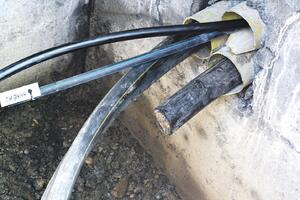 U Doljanima u blizini crkve: Opet pokušali da ukradu kablove