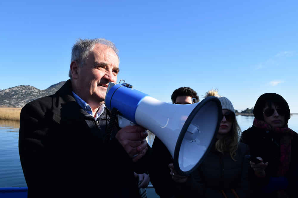 Skadarsko jezero protest, Foto: Boris Pejović