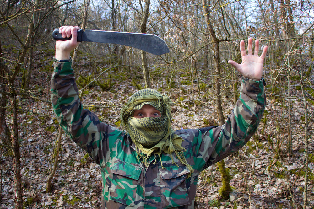 Mačeta, napad, Foto: Shutterstock