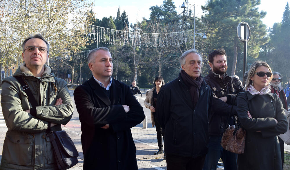 protest ispred Skupštine