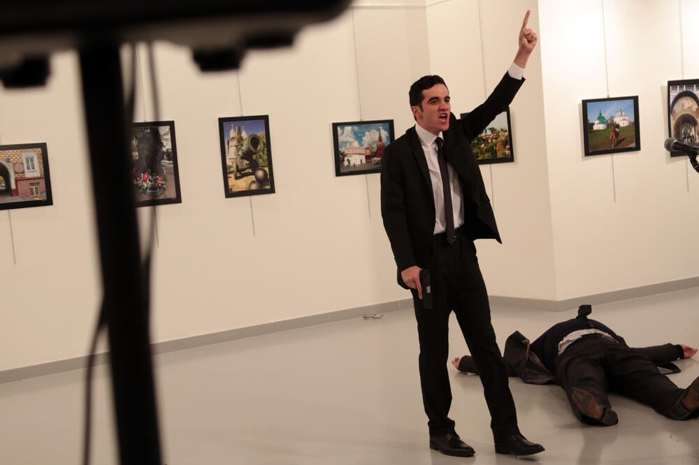 ubistvo Andrej Karlov Ankara, Foto: AP/Burhan Ozbilici