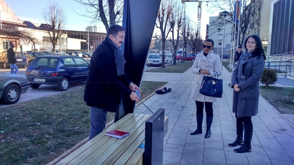 solarne klupe nikšić