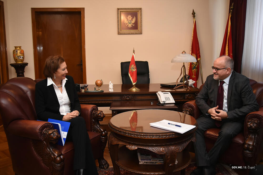 Srđan Darmanović, Laura Tompson, Foto: MVPEI