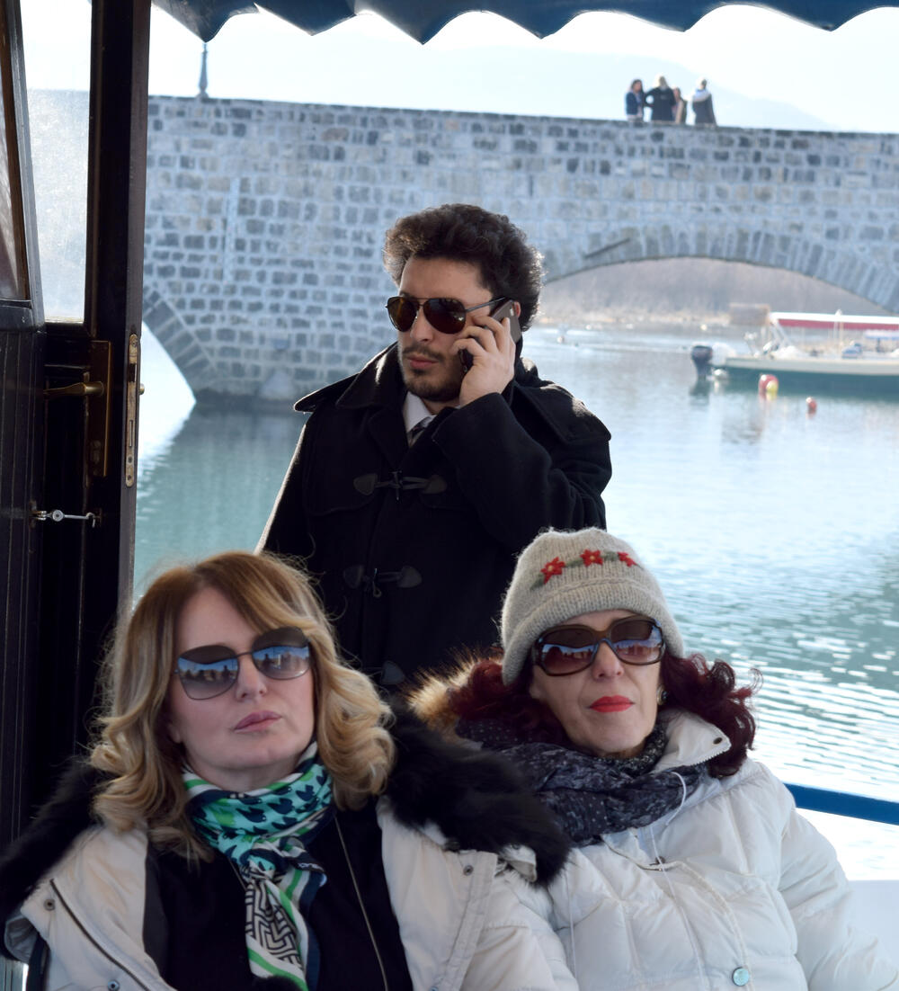 Porto Skadar lake, protest